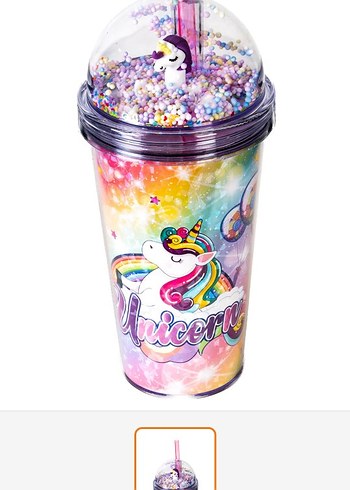 Renkli ışıklı Pipetli Bardak - Görsel 2