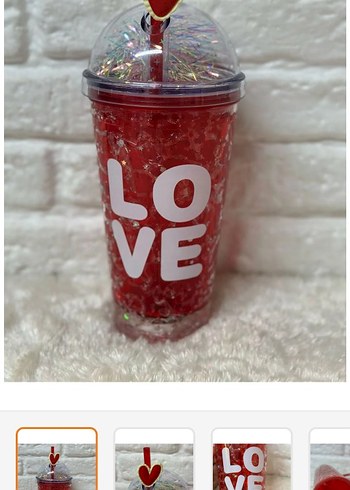 Renkli ışıklı Pipetli Bardak - Görsel 3