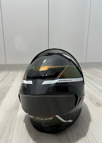 LS2 Siyah Parlak Biker Kask çok temiz çok uyguna!! 2 vizör - Görsel 3