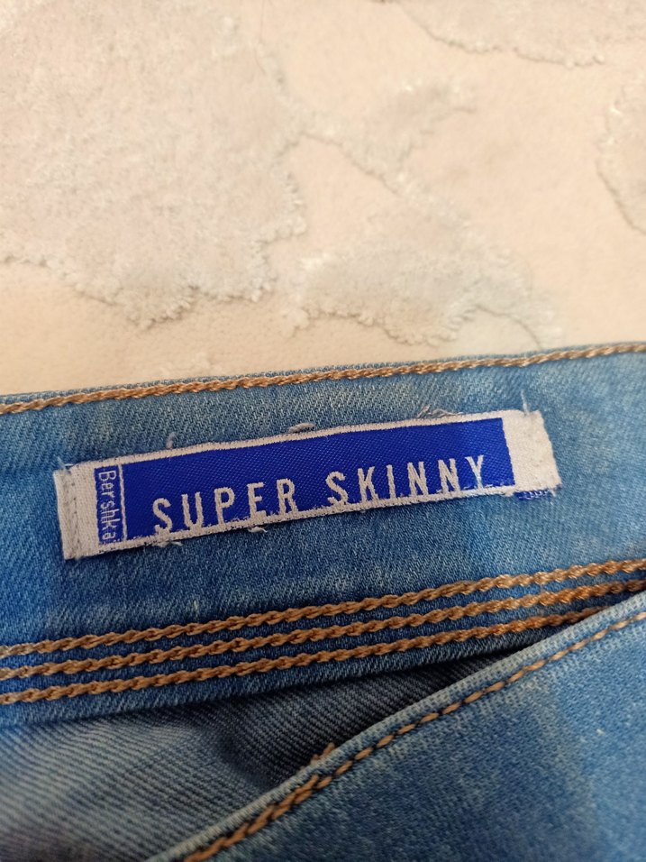 Bershka bayan kot pantolon - Görsel 4