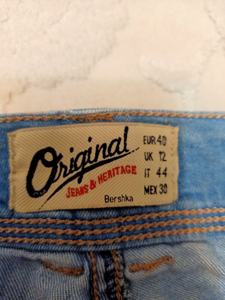 Bershka bayan kot pantolon - Görsel 3