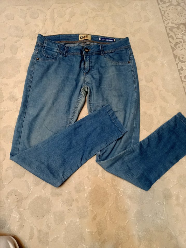 Bershka bayan kot pantolon - Görsel 2