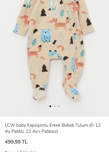 Lcw Kapüşonlu Renkli Erkek Bebek Tulum - Görsel 7