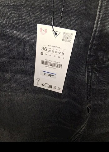 Gri Kadın Salaş Mini Denim Şort - Görsel 2