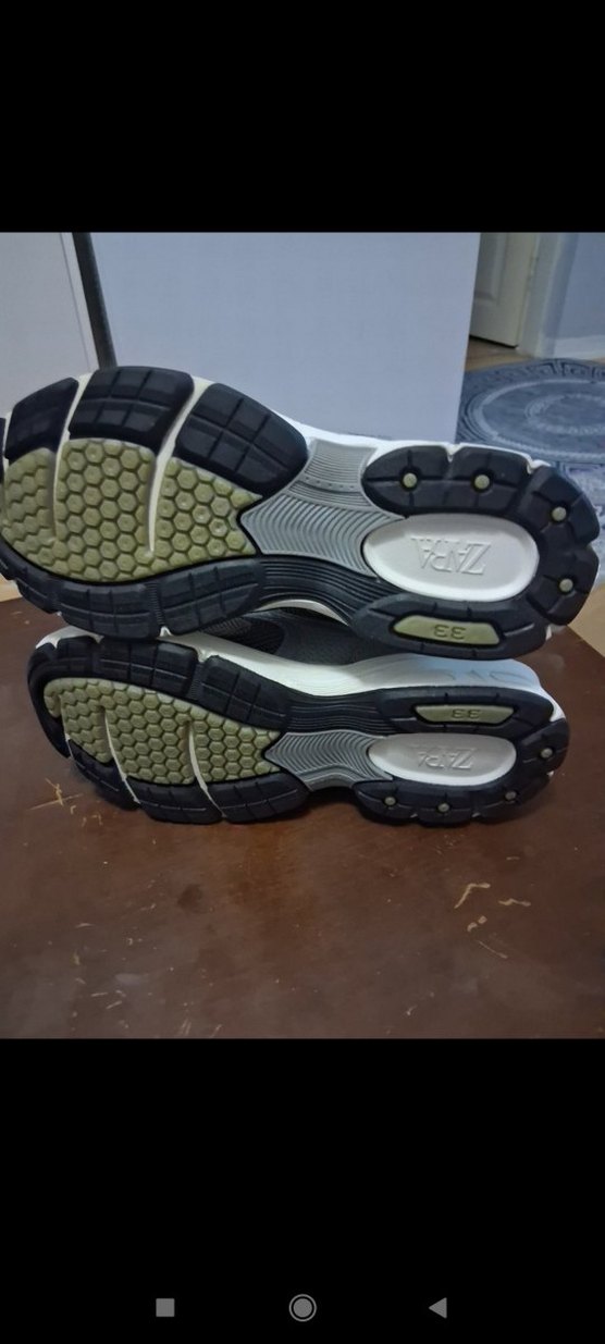 Gri Erkek Spor Ayakkabı Bağcıkları - Görsel 2