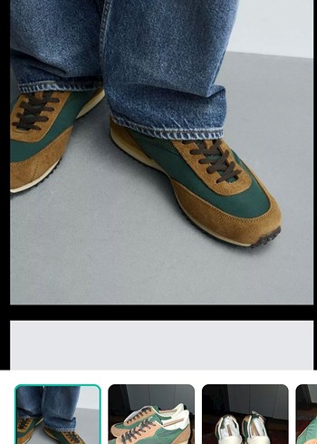 Zara Retro Suet Sneaker
