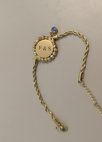 Kişiye Özel Harfli Çelik Bileklik Zarif Tasarım Hediyelik Kolye - Görsel 5