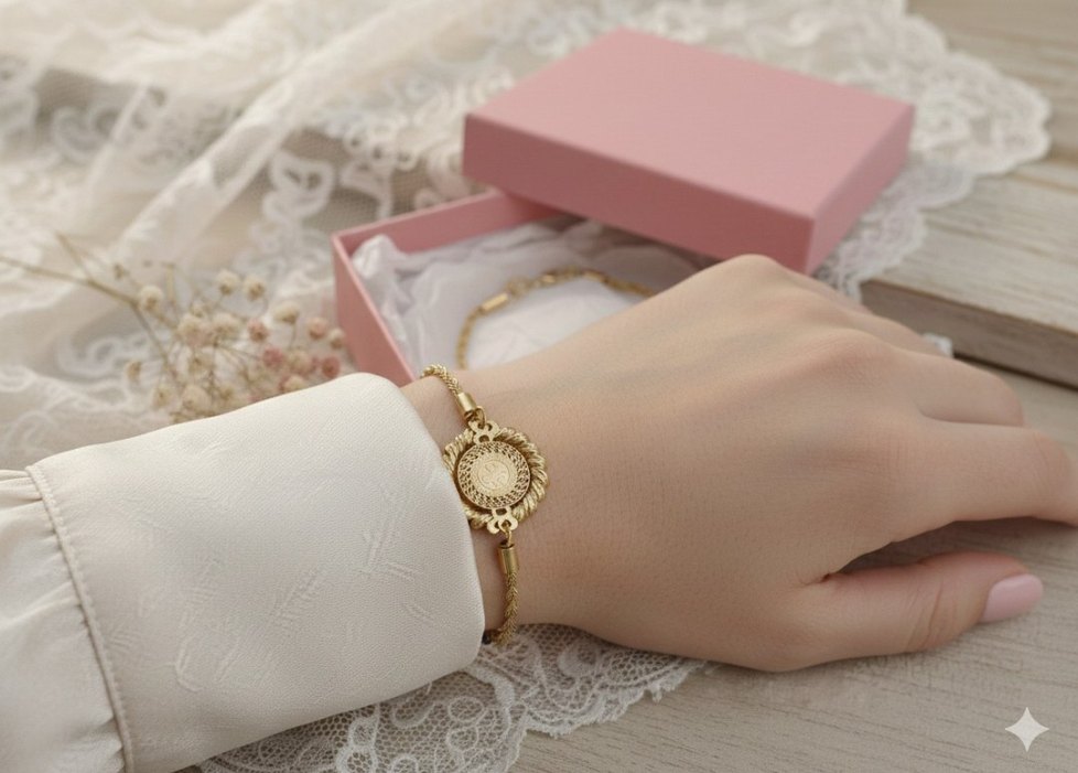 Kişiye Özel Harfli Çelik Bileklik Zarif Tasarım Hediyelik Kolye - Görsel 2