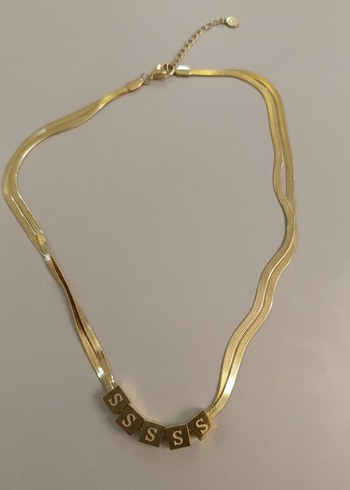 Kişiye Özel Harfli Paslanmaz Çelik Kolye  İsim & Baş Harf Şık - Görsel 4