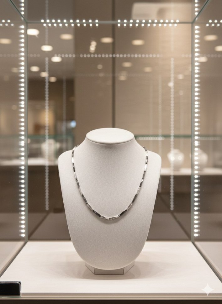 Erkek Çelik Kolye | Modern Zincir Tasarım | Kararma Yapmaz | - Görsel 3