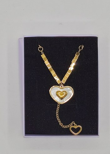 Altın Renkli Mini Çiçekli Zincir Kolye - Görsel 6