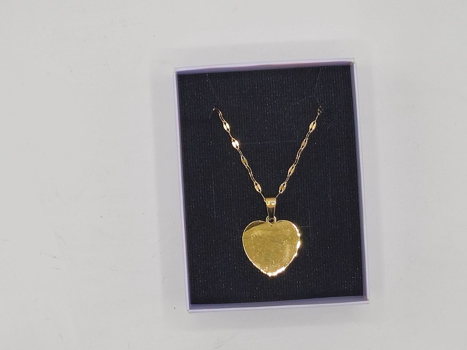 Kişiye Özel İsim Yazılı Kalpli Çelik Kolye Paslanmaz,Özel Kutulu - Görsel 5
