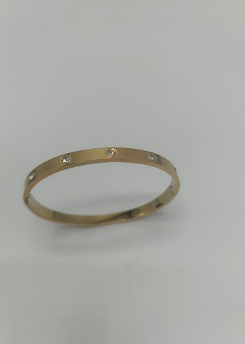 Kişiye Özel İsimli Çelik Bilezik  Paslanmaz Gold Çelik Bileklik - Görsel 6