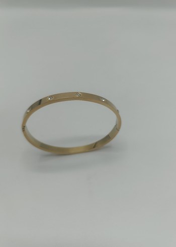 Kişiye Özel İsimli Çelik Bilezik  Paslanmaz Gold Çelik Bileklik - Görsel 5