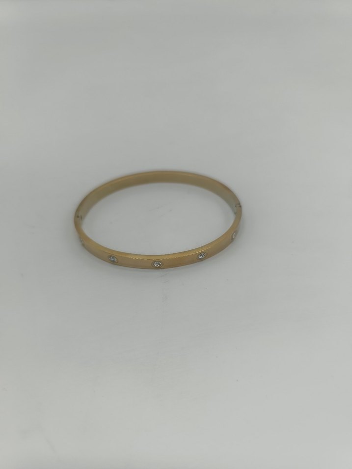 Kişiye Özel İsimli Çelik Bilezik  Paslanmaz Gold Çelik Bileklik - Görsel 3