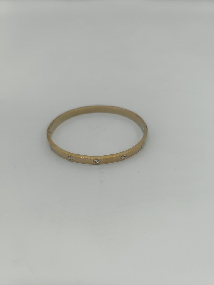 Kişiye Özel İsimli Çelik Bilezik  Paslanmaz Gold Çelik Bileklik - Görsel 4