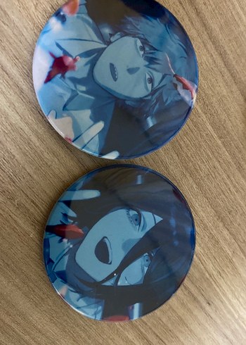 Anime Chainsaw Man Reze Denji Couple Cift Rozet