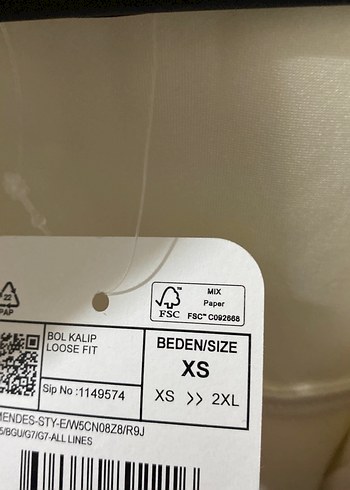 Düğmeli Beyaz Midi Pamuk Ceket - Görsel 3