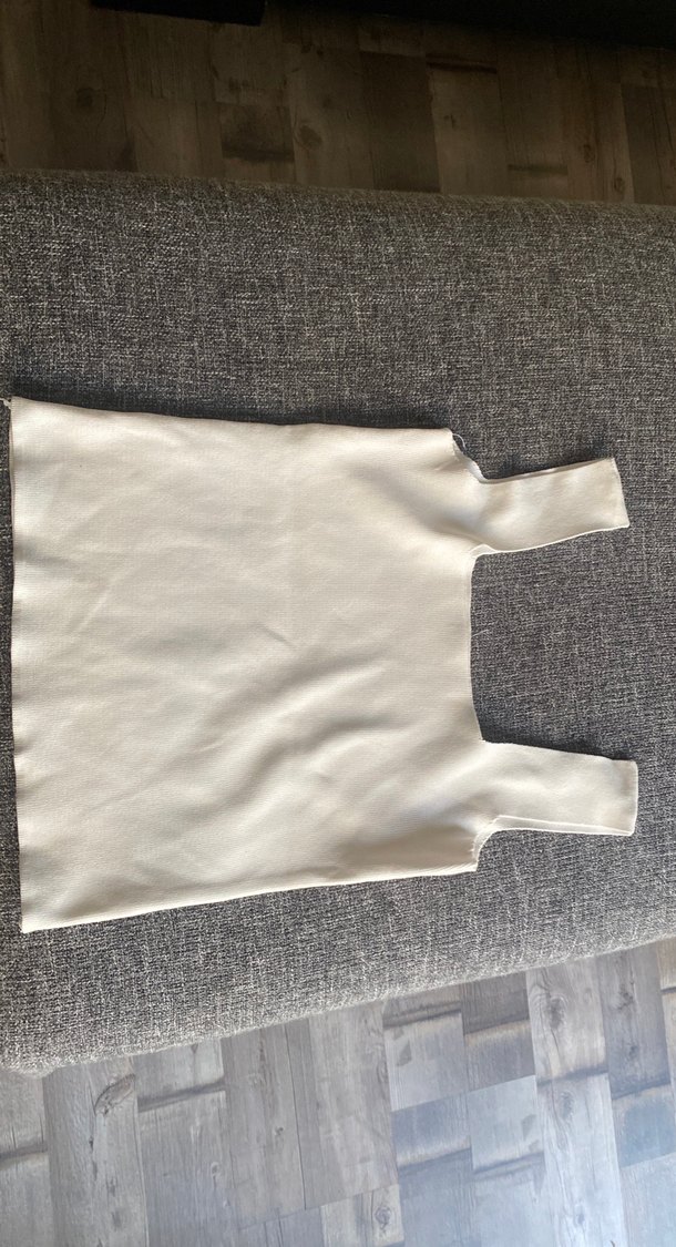 Beyaz Midi Basic Kadın Askılı Atlet - Görsel 2