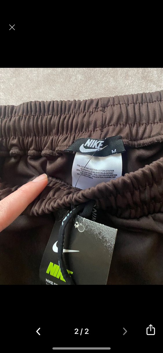 Nike Kahverengi Bel Bantlı Rahat Eşofman - Görsel 2