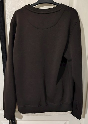 Koton Kullanılmamış Erkek Kahverengi Sweatshirt - Görsel 2