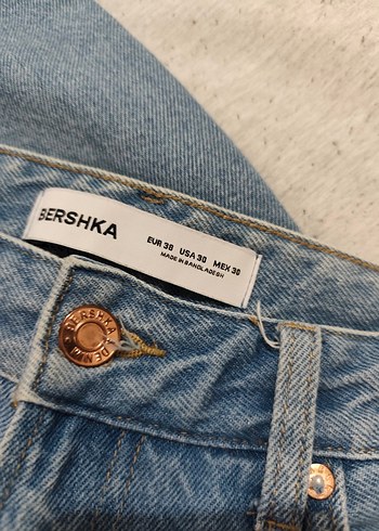 Buz Mavisi Bershka Jean - Görsel 6