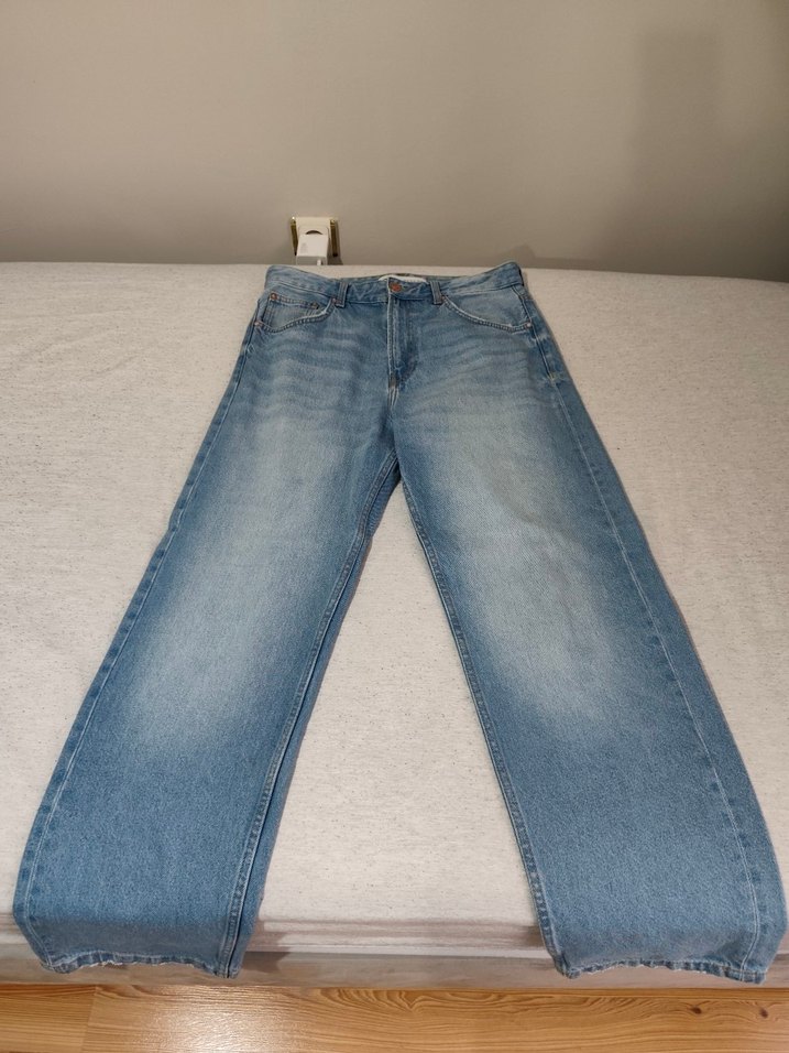 Buz Mavisi Bershka Jean - Görsel 2