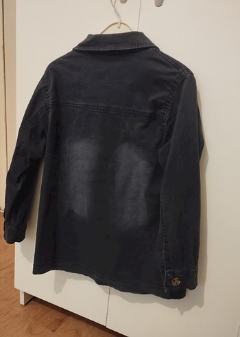 Erkek Çocuk Siyah Denim Ceket - Görsel 2