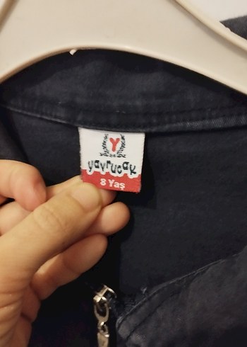 Erkek Çocuk Siyah Denim Ceket - Görsel 3