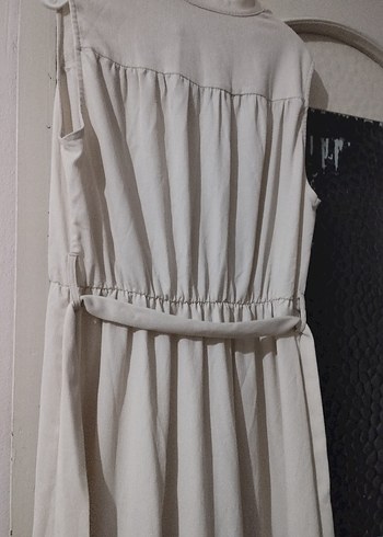 Düğmeli Bohem Hamile Bluzu V Yaka Keten - Görsel 3