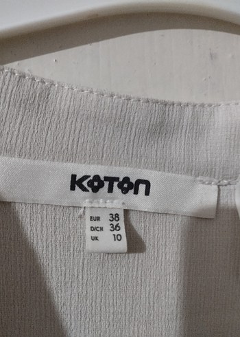 Düğmeli Bohem Hamile Bluzu V Yaka Keten - Görsel 4