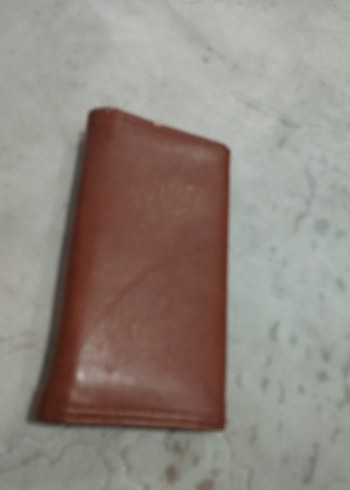 Kahverengi Deri Kadın Cüzdan - Görsel 4