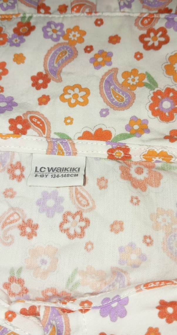 Çiçek Desenli Midi Emzirme Önlüğü - Görsel 2