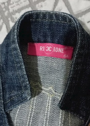 Kızlar için Nakışlı Denim Yelek - Görsel 2