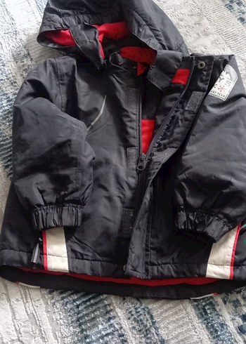 Erkek Çocuk Fermuarlı Koyu Gri Ceket - Görsel 2