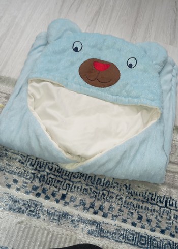 Nakışlı Mavi Bebek Battaniyesi - Görsel 3