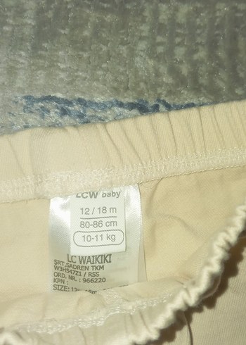 Beyaz Kız Çocuk Pamuklu Tayt - Görsel 2