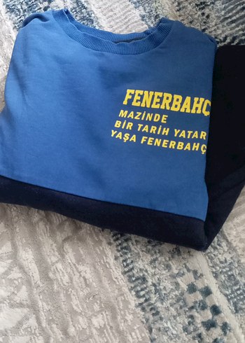 Erkek Çocuk Mavi Siyah Sweatshirt - Görsel 3