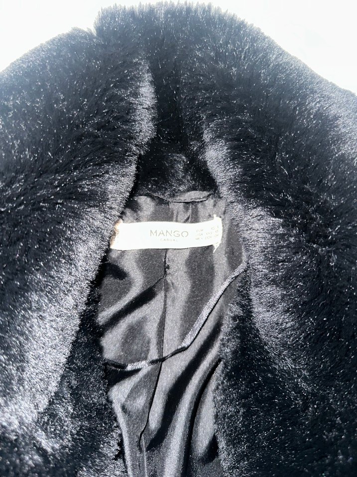 Mango Kürk Palto - Görsel 5