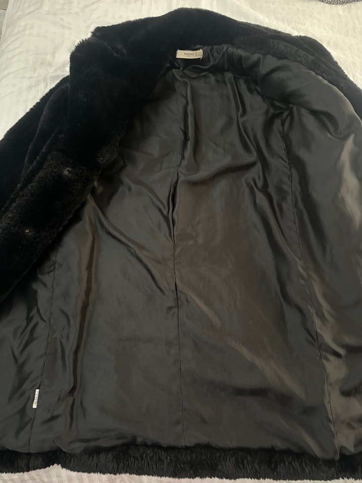 Mango Kürk Palto - Görsel 4