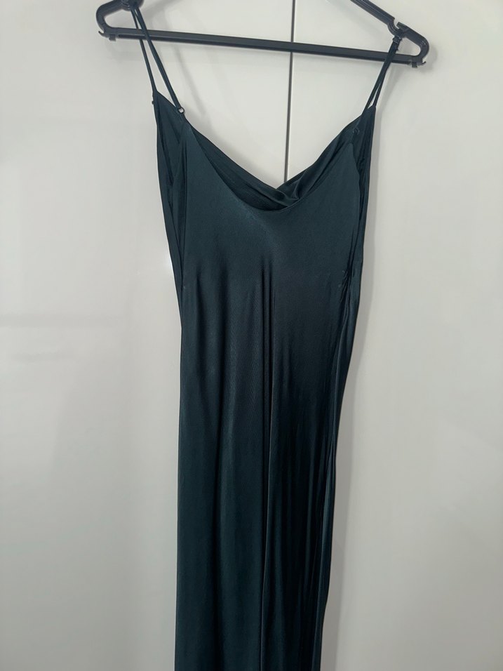 Zara saten elbise - Görsel 4