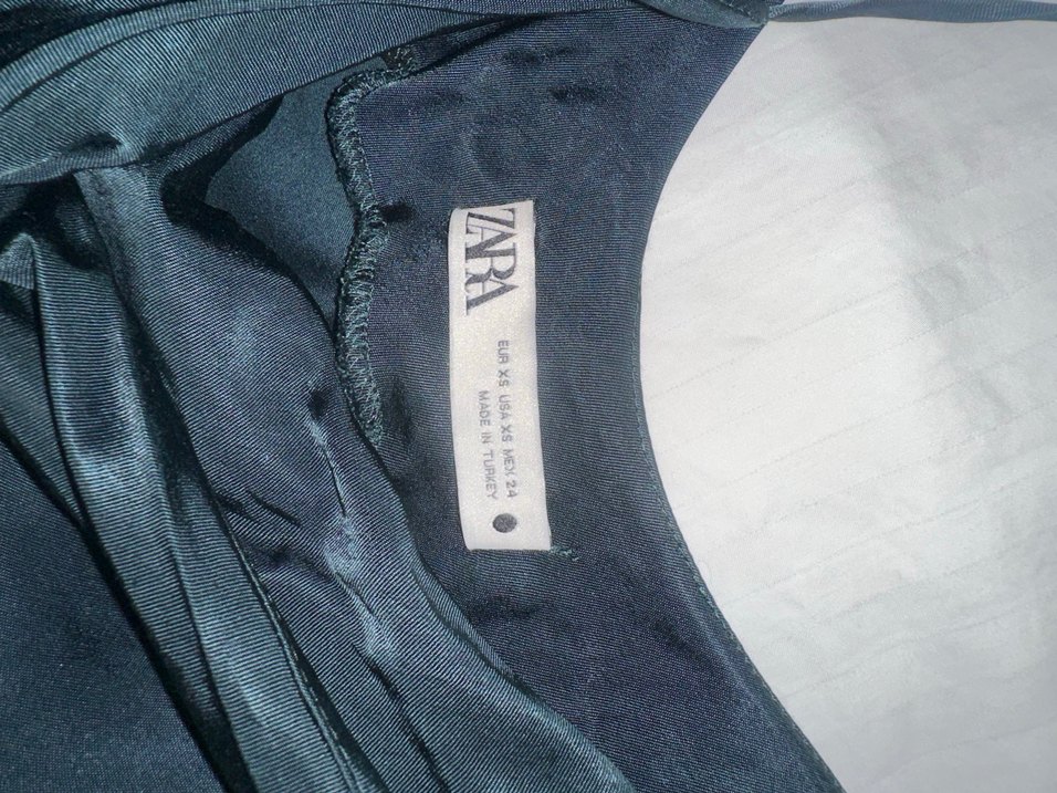 Zara saten elbise - Görsel 5