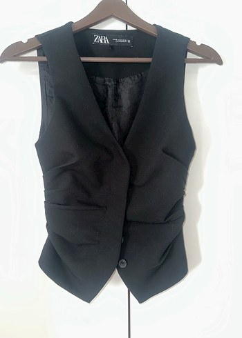 Zara Siyah Yelek - Görsel 5