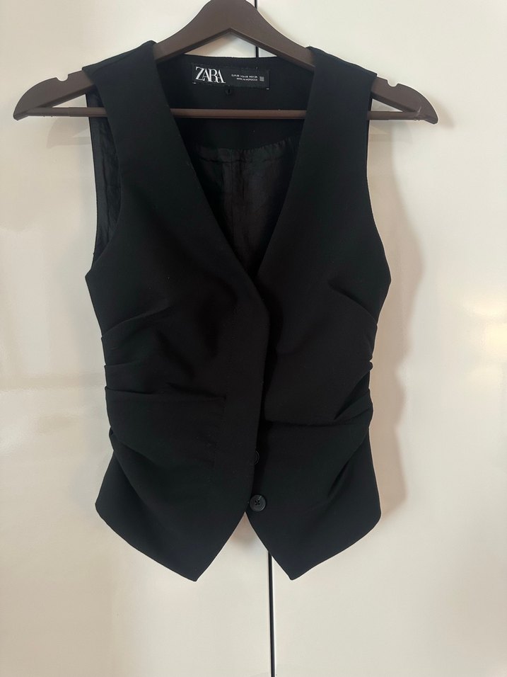 Zara Siyah Yelek - Görsel 2