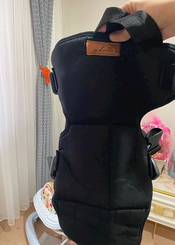 Siyah Bebek Taşıyıcı Kanguru çok yönlü bebek taşıma - Görsel 3