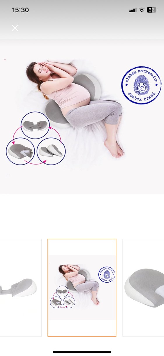 Baby Mom Çok Fonksiyonlu Hamile Destek Yastığı - Görsel 2