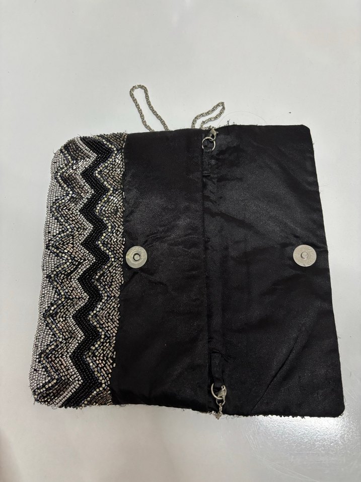 Boncuk İşlemeli Bohem Kadın Portföy Çanta - Görsel 2