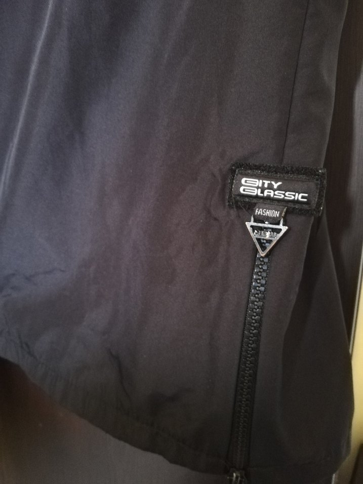 Siyah Uzun Kadın trençkot - Görsel 4