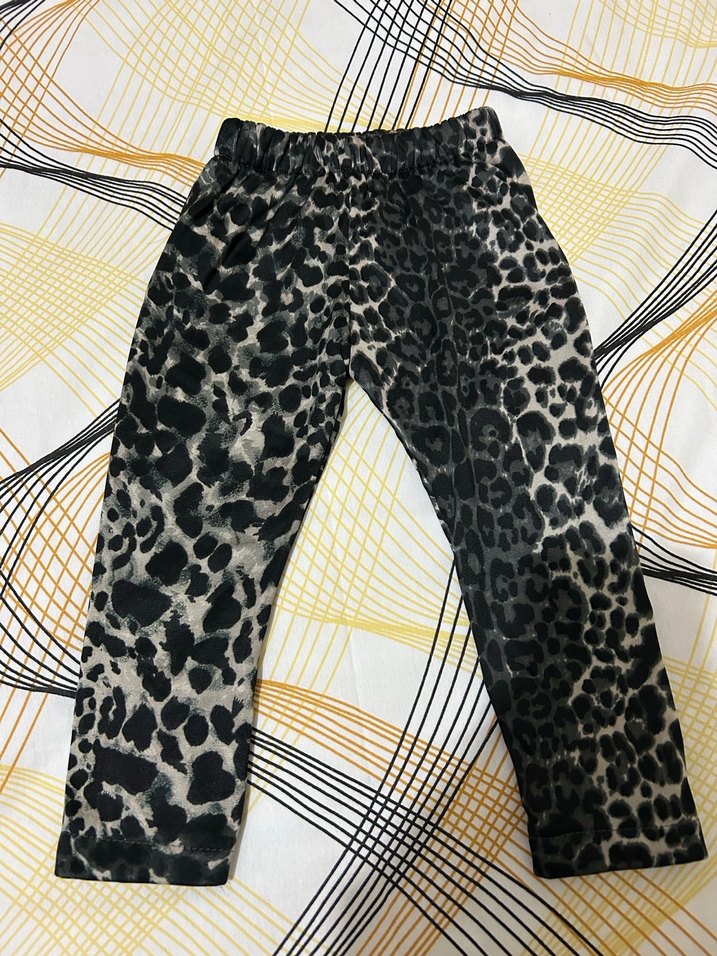 Bordo Baskılı Bebek Kız Takımı - Görsel 3