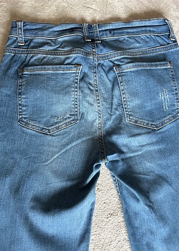 Kadın Mavi Denim Pantolon - Görsel 3